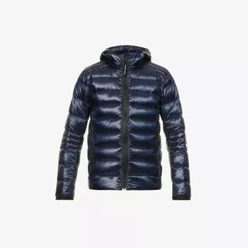 Стеганая куртка Crofton с капюшоном из переработанного нейлона Canada Goose, цвет atlantic navy