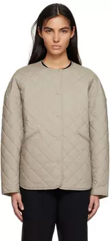 Стеганая куртка цвета хаки Totme