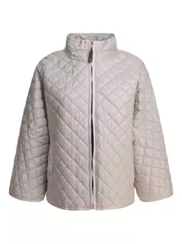 Стеганая куртка Delfina на молнии спереди MAX MARA, нейтральный