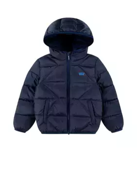 Стеганая куртка для мальчика на подкладке из шерпы Levi's, синий