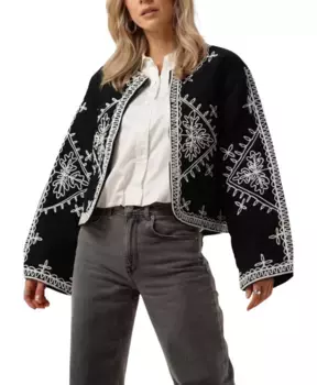 Стеганая куртка для стильных женщин. Y.A.S, черный