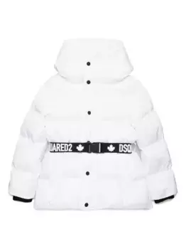 Стеганая куртка DSQUARED2 KIDS, белый