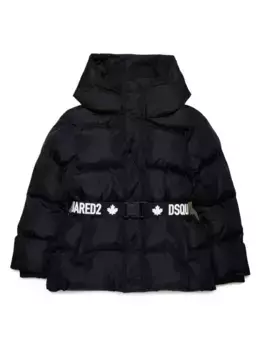 Стеганая куртка DSQUARED2 KIDS, черный
