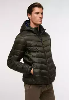 Стеганая куртка Eterna, оливковый