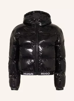 Стеганая куртка Фаринье-2 Hugo, черный