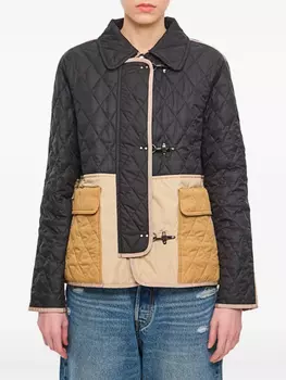 Стеганая куртка Fay, черный