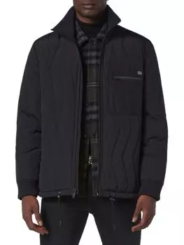 Стеганая куртка Floyd с зигзагом Andrew Marc, черный