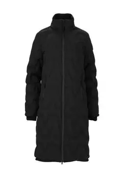 Стеганая куртка Fosteras с практичной защитой подбородка weather report, черный