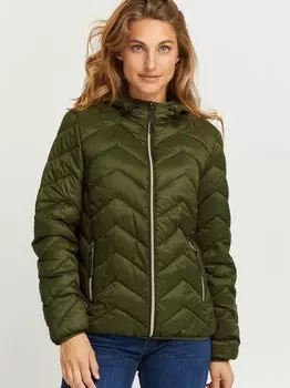 Стеганая куртка Fransa, зеленый
