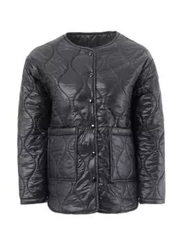 Стеганая куртка Freshlions, черный