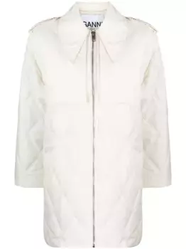 Стеганая куртка GANNI, нейтральный