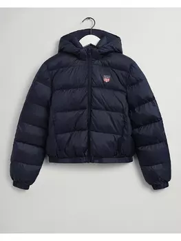 Стеганая куртка Gant, темно синий