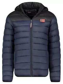 Стеганая куртка Geographical Norway, цвет dunkelblau/schwarz