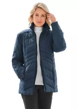 Стеганая куртка GOLDNER, цвет rauchblau/melange