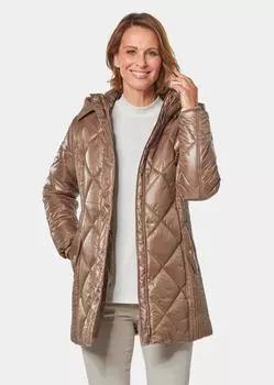 Стеганая куртка GOLDNER Long, кэмел