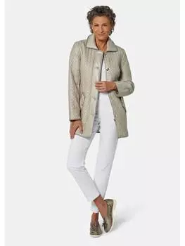Стеганая куртка GOLDNER Longsteppjacke, цвет beige/helltaupe