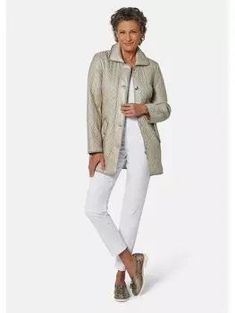 Стеганая куртка GOLDNER Longsteppjacke, цвет beige/helltaupe