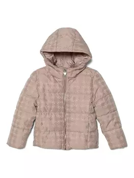 Стеганая куртка guess kids, розовый