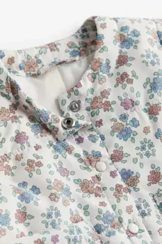 Стеганая куртка H&M, бежевый