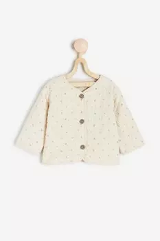 Стеганая куртка H&M, бежевый