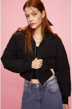 Стеганая куртка H&M, черный