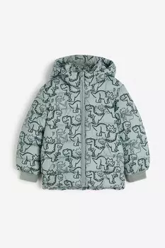 Стеганая куртка H&M, хаки