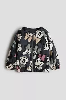 Стеганая куртка H&M, серый