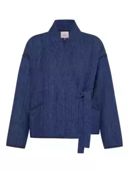 Стеганая куртка-халат DEHA, синий