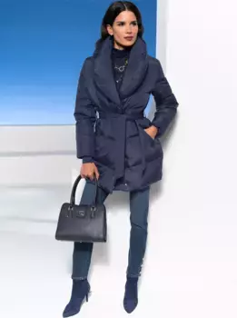 Стеганая куртка Heine, без капюшона, цвет морской волны