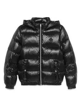 Стеганая куртка Herno Kids, черный