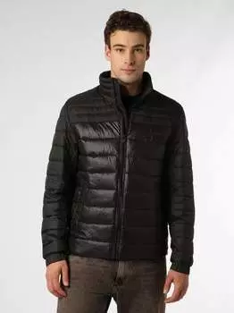 Стеганая куртка или Boss Orange, черный