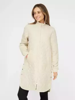 Стеганая куртка Ilse Jacobsen "ART06", с капюшоном, дышащая, ветронепроницаемая, двусторонняя молния, стеганая, цвет Bleached Sand