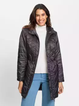 Стеганая куртка Inspirations с капюшоном Inspirationen, антрацит