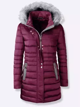 Стеганая куртка Inspirations с капюшоном Inspirationen, цвет Malve