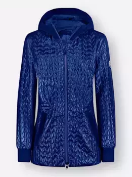 Стеганая куртка Inspirations с капюшоном Inspirationen, синий