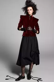Стеганая куртка из бархата ZARA, цвет wine