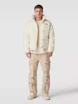 Стеганая куртка из меха тедди модель "GENOVESI" Ellesse, молочный