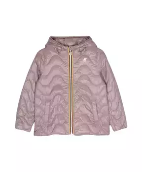 Стеганая куртка из переработанного нейлона K-Way, фиолетовый