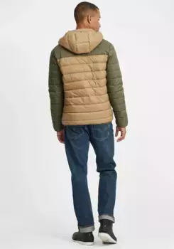 Стеганая куртка из смесовой ткани "BLEND BHNino", с капюшоном, цвет Deep Depths