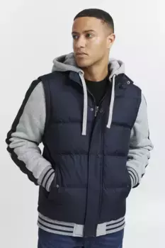 Стеганая куртка из смесовой ткани "Куртка Отв" Blend, цвет Dress Blues