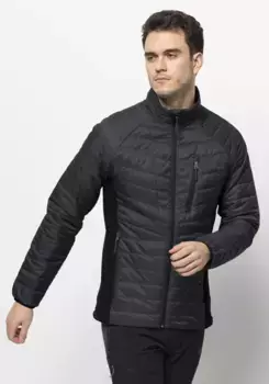 Стеганая куртка Jack Wolfskin "ROUTEBURN PRO INS JKT M", черный