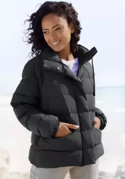 Стеганая куртка Эльбсанд, без капюшона, с карманами на молнии Elbsand, черный