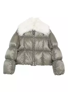 Стеганая куртка JIL SANDER, зеленый