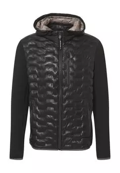Стеганая куртка, капюшон, овчина, мужская MILESTONE, черный