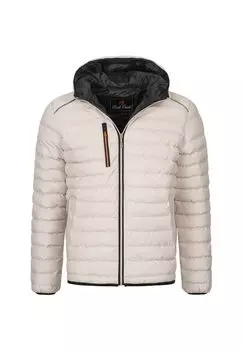 Стеганая куртка классического кроя Rock Creek, бежевый