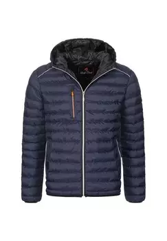 Стеганая куртка классического кроя Rock Creek, темно-синий