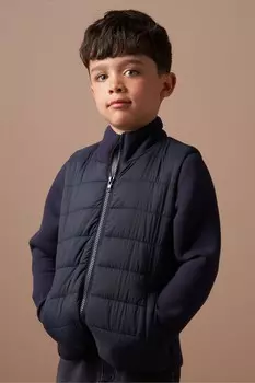 Стеганая куртка Kobe из джерси Angel & Rocket, синий