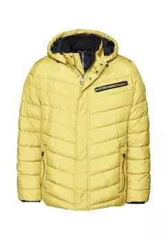 Стеганая куртка легкая-стеганая куртка со съемным капюшоном New Canadian, зеленый