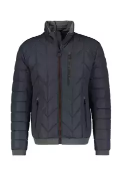 Стеганая куртка LERROS "Модная стеганая куртка LERROS", без капюшона, синий
