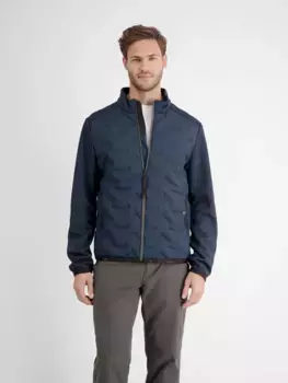 Стеганая куртка LERROS "спортивная гибридная куртка LERROS", без капюшона, синий